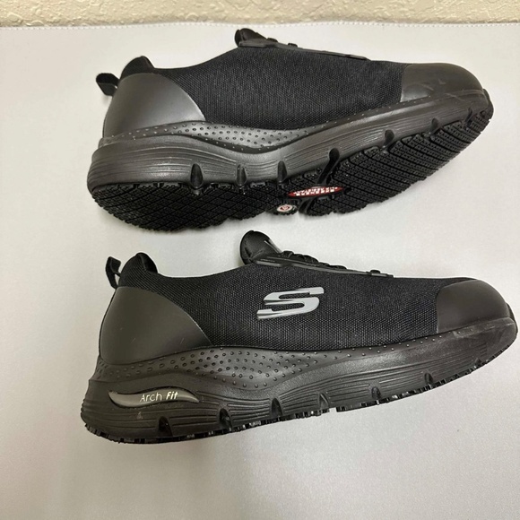SKECHERS Work Arch Fit SR Evzan Alloy Steel Toe Safety Trainers Size 8 - Picture 2 of 9